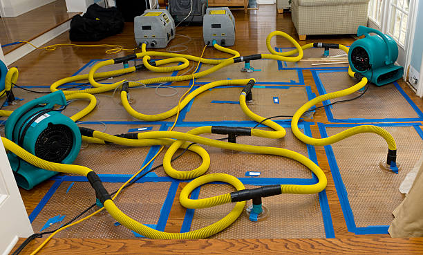 Professional Burst Pipe Water Damage technician working in Brecksville, OH